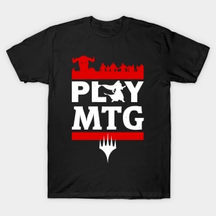 Play Magic White Lettering T-Shirt